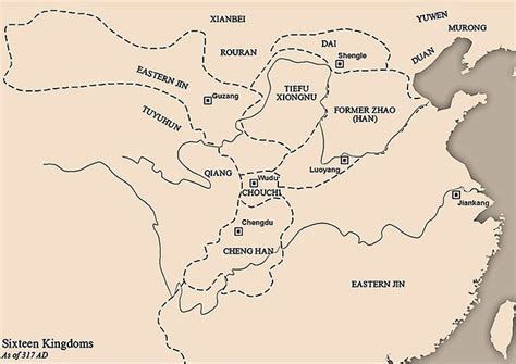 Picture Information: Map of Sixteen Kingdoms