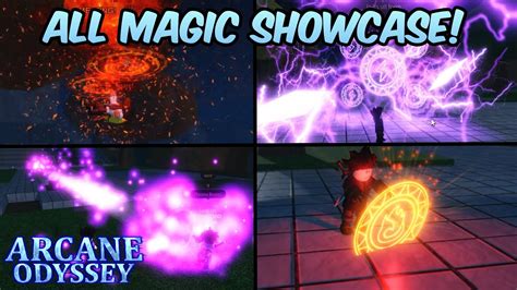 Arcane Odyssey All Magic Showcase! | Roblox Arcane Odyssey All Magic ...