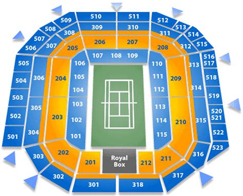 Wimbledon Centre Court Seating Chart - bmp-napkin