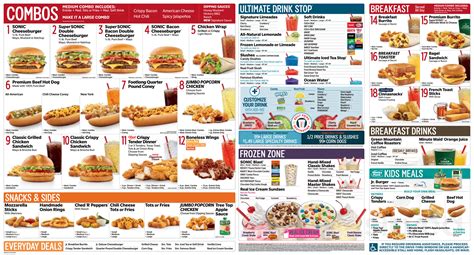 Sonic Printable Menu