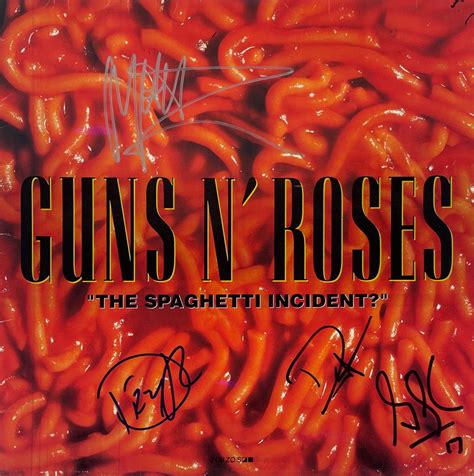 Lot Detail - Guns N' Roses: Reed, Sorum, Clarke & McKagen Signed "The ...