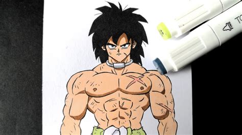 Broly Drawing New Download files and build them with your 3d printer ...