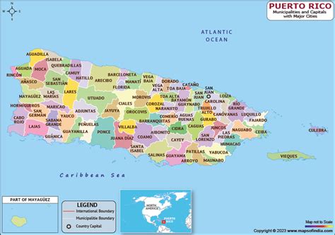 Puerto Rico Map | HD Political Map of Puerto Rico