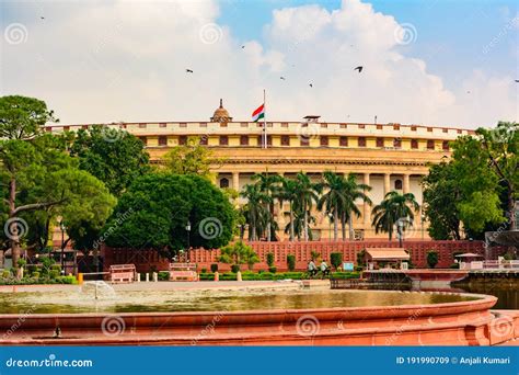 Sansad Bhawan stock image. Image of indian, history - 191990709