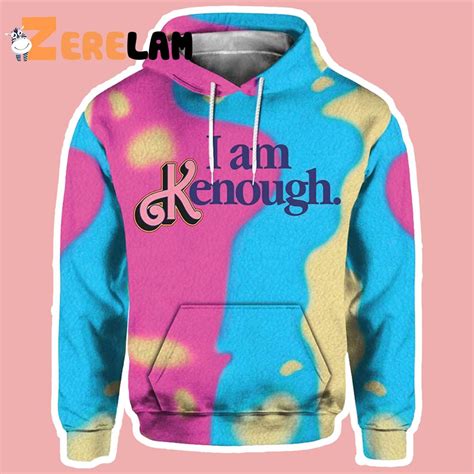 Barbie I Am Ken Enough Hoodie - Zerelam