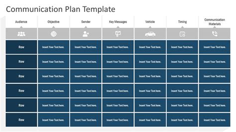 Communication Plan Template Ppt