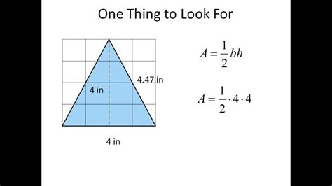 Area of Rectangles and Triangles (Simplifying Math) - YouTube