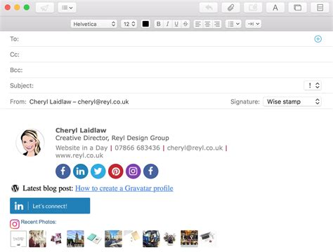 How to Create A Professional Email Signature | Email signature generator