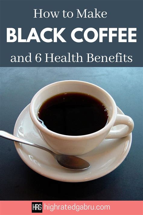 Black Coffee Benefits | Recipes Bro