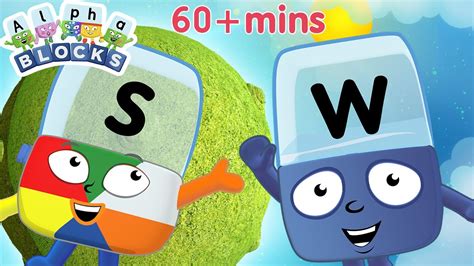 Learning Videos for 5 Year Olds | 60 minutes Learn to Read ...