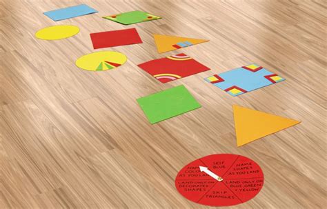 Color-Shape Hopscotch | Highlights | Crafts, Color shapes, Hopscotch