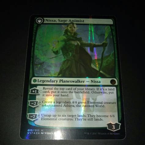 1 x Nissa, Vastwood Seer FTV Transform mtg near mint, Hobbies & Toys ...