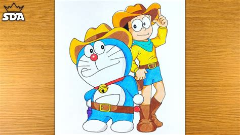 How to Draw Doraemon and Nobita Best Friends Forever Easy Step by Step ...