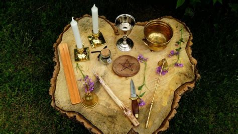 How to set up a Wiccan altar - YouTube