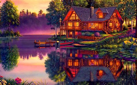 Log Cabin Wallpaper ·① WallpaperTag