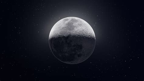 Moon 4K Wallpaper HD [38402160] | Desktop wallpaper black, Cute laptop ...