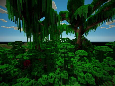 Jungle with giant trees Minecraft Project