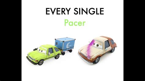 Every Single Disney Cars Pacer Diecast! (Acer, Tubbs Pacer, Fred Pacer ...