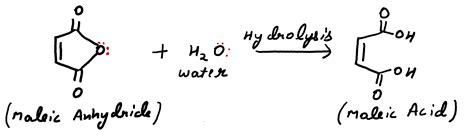 [Solved] Explain why a 0.4 M solution of maleic anhydride is made in ...