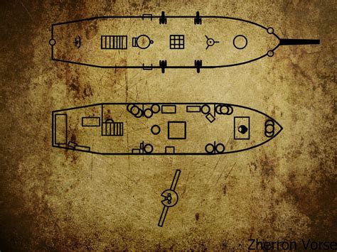 Ship Diagrams for Sea of Thieves (Sloop, Brigantine, and Galleon) : r ...