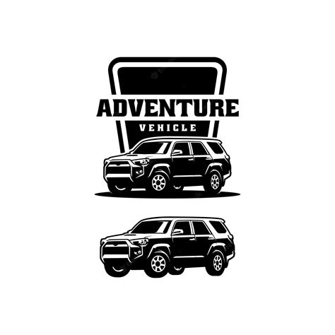 Premium Vector | Suv car illustration logo vector