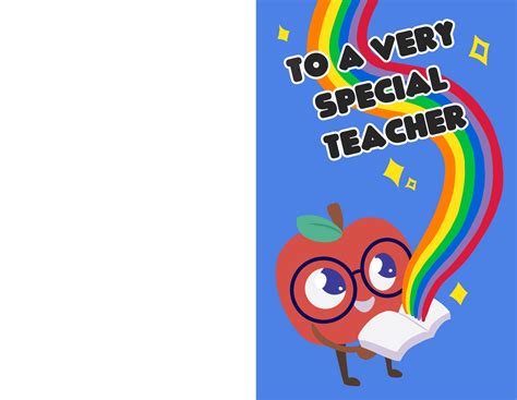 Teacher Appreciation Printable Cards