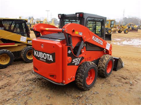 KUBOTA SSV65 SKID STEER LOADER, VIN/SN:14222 - WHEELED, GP BUCKET, ECAB ...