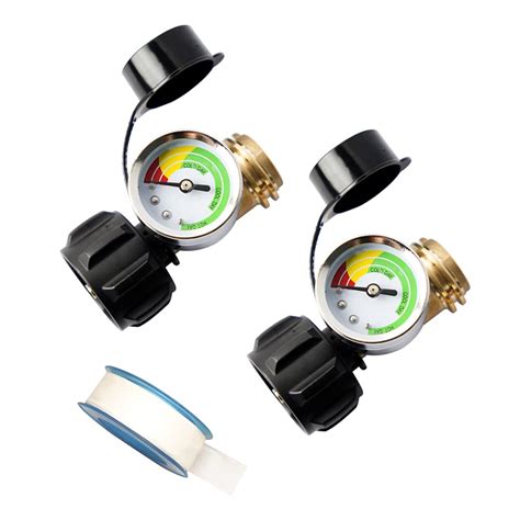 Buy Upgraded Propane Fuel Tank Gauge Level Indicator with QCC/Type 1 ...