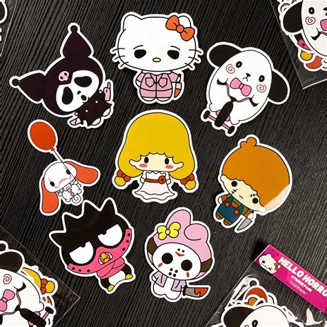 Hello Kitty Halloween Sticker - Etsy