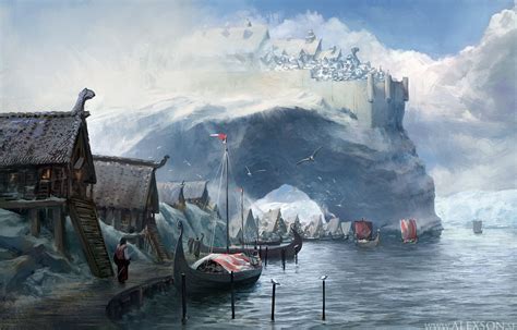 Viking harbor by alexson1 on deviantART | Fantasy landscape, Fantasy ...