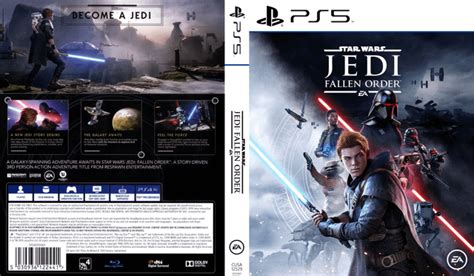 Star Wars Jedi: Fallen Order PS5 Cover (front, side and back ...