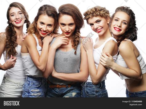 Group Five Girls Image & Photo (Free Trial) | Bigstock