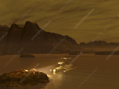 Titan exploration, artwork - Stock Image - C006/8765 - Science Photo ...