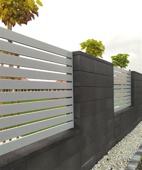 Modern Concrete Fence Design