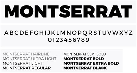 Montserrat font family was designed by Julieta Ulanovsky. The ...