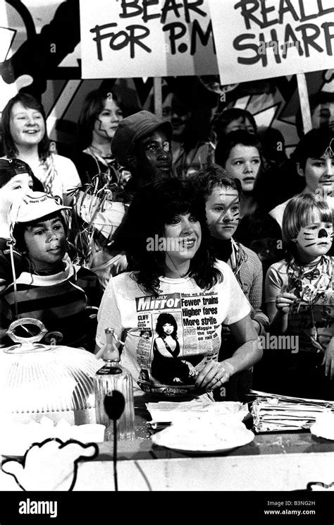 Sally James TV presenter of TISWAS mirrorpix Stock Photo - Alamy