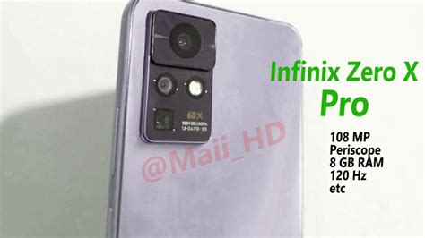 Infinix Zero X Pro to feature 108MP triple camera with OIS, periscope ...