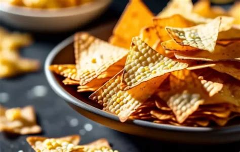 Homemade Baked Corn Chips - Crispy and Tasty