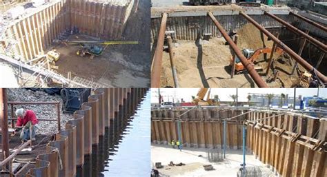 Sheet Pile Wall Construction | Sheet Pile Wall Types