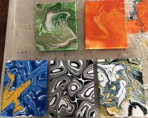 5 Basic Acrylic Pour Techniques to Master