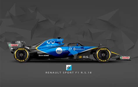 2018 Renault F1 Concept Liveries. on Behance | Renault, Concept cars ...