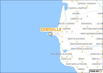 Granville (France) map - nona.net