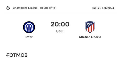 Inter vs Atletico Madrid - live score, predicted lineups and H2H stats