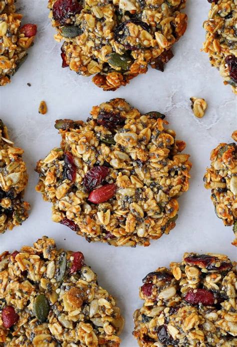 Healthy Breakfast Cookies (Sugar-Free) - Elavegan