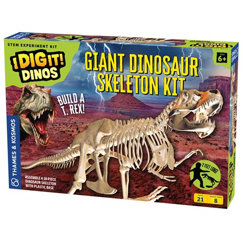 Buy Thames & Kosmos Giant Dinosaur Skeleton Kit | STEM Activity | Build ...