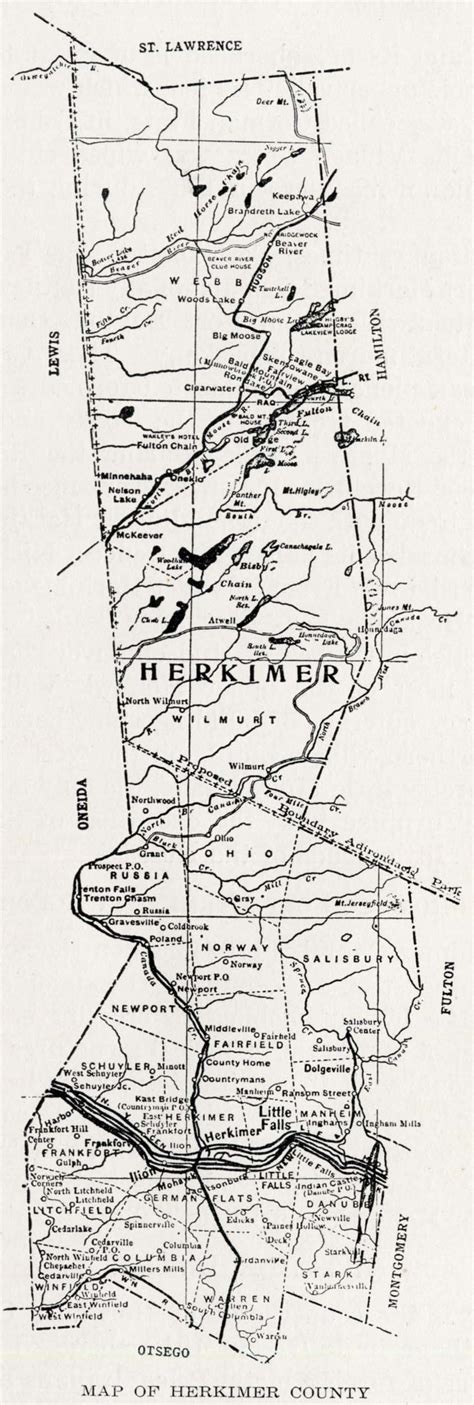 History of the Mohawk Valley: Gateway to the West 1614-1925 — Map of ...