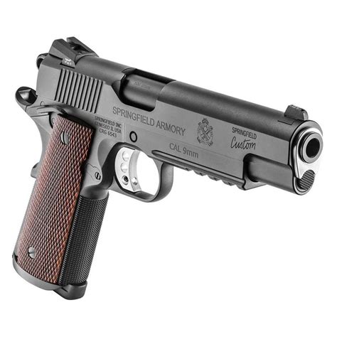 Springfield Armory 1911-A1 Professional Light Rail 9mm Luger 5in Black ...