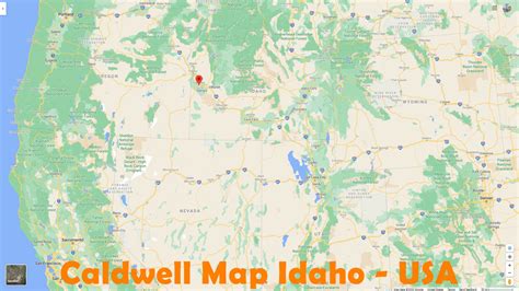 Caldwell, Idaho Map