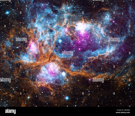 An X-Ray Chandra telescope image of deep space Stock Photo - Alamy