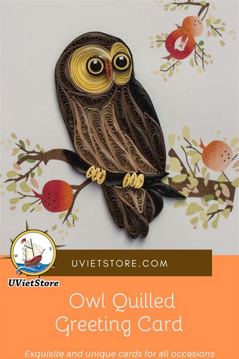 Whooo's Special? | Quilled paper art, Quilling, Quilling cards